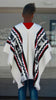 Numbatkaime - Llama Wool Unisex South American Handwoven Serape Poncho - llamas pattern