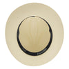 Genuine Classic Fedora Panama Hat Handwoven In Ecuador - White
