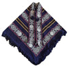 Gualaquiza - Alpaca wool Serape Poncho with scarf - Piranha pattern - Unisex