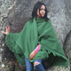 Kunchaim - Baby Alpaca Wool Poncho Cape Wrap - Solid - Unisex