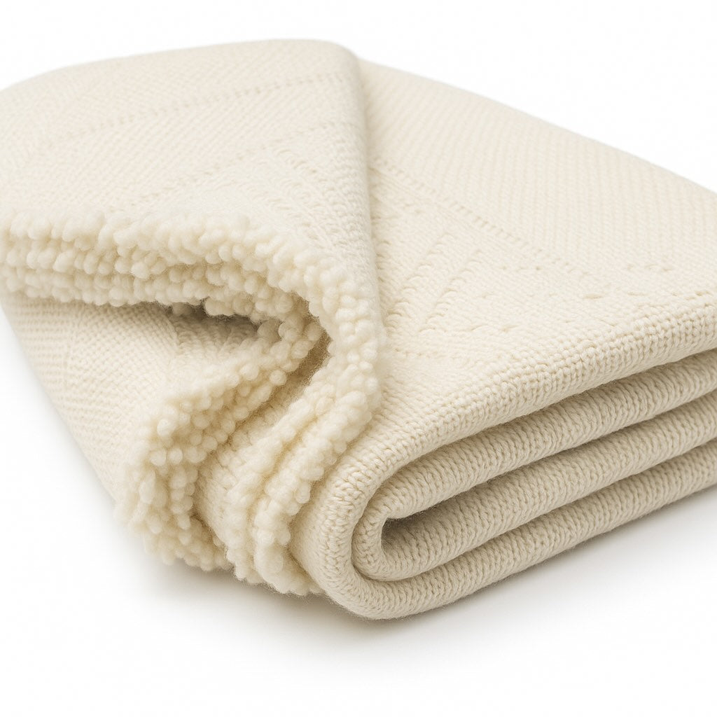 Extra Large Baby Alpaca Wool Blanket Aztec Southwest Pattern