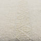 Chamica - Heavy and Thick Llama wool throw Blanket - Solid white