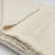 Chamica - Heavy and Thick Llama wool throw Blanket - Solid white