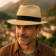 Genuine Trilby Fedora Panama Hat Handwoven In Ecuador - Short Brim