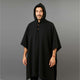 Zumbahua 100% llama wool hooded poncho – product photo 5