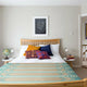 Chugchilan - Heavy and Thick Extra Large Llama wool artisanal handwoven Blanket - Turquoise/Sand - Aztec Pattern