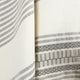 Uchucay - Lightweight Unisex Summer Cotton Poncho – Cream & Gray with Authentic Pattern
