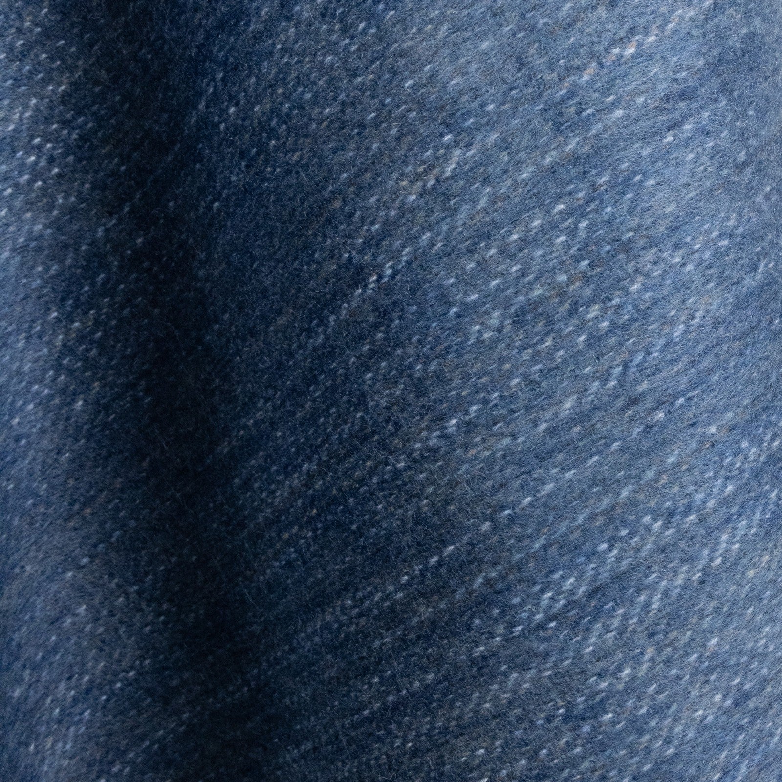 Kallari - Double Density Baby Alpaca Wool Throw Blanket / Sofa Cover - Queen 94 x 65 - Indigo Blue