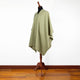 Kawsay - 100% Llama Wool Handwoven Poncho - Unisex - Olive Green