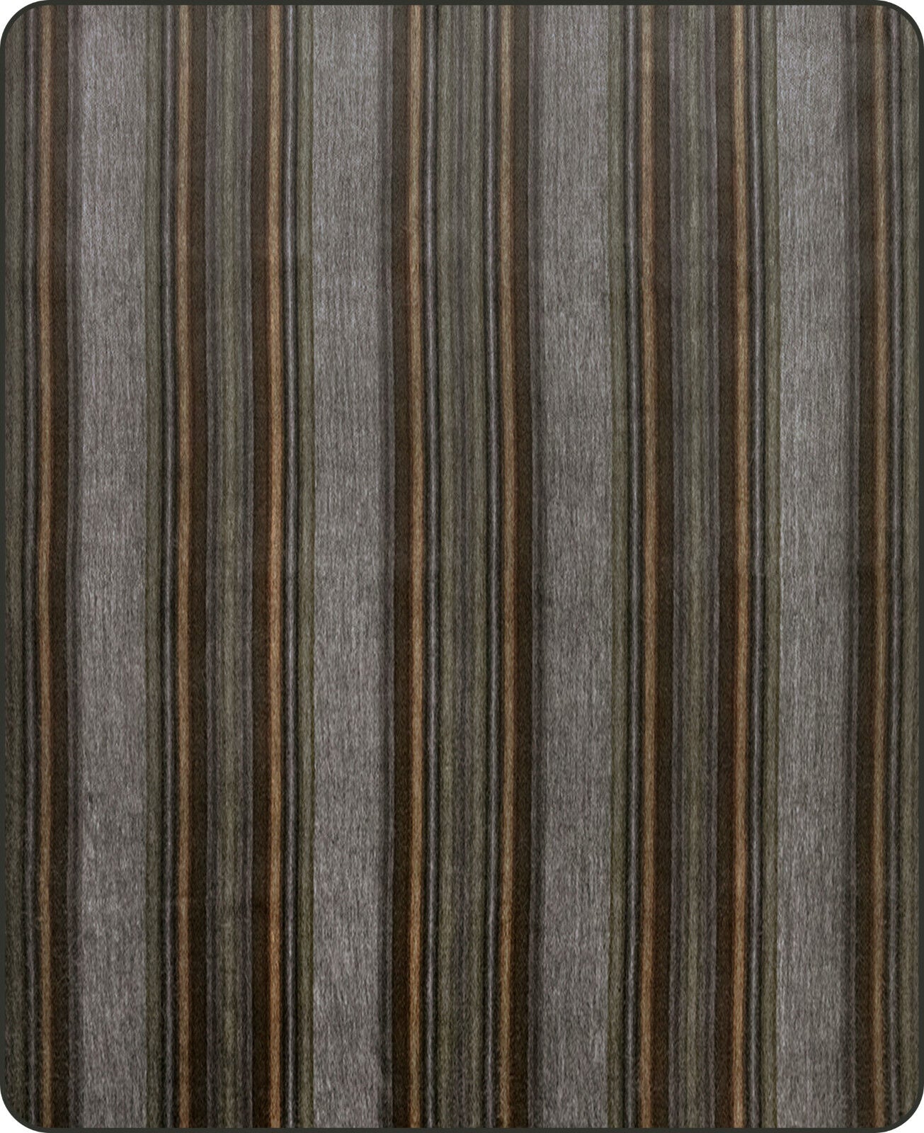 Chilcapamba - Baby Alpaca Wool Throw Blanket / Sofa Cover - Queen 96 x 67 in - Earth Tone Striped in Brown, Coffee and Cocoa