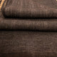 Yacupamba - Heavy and Thick Extra Large Reversible Llama wool artisanal handwoven Blanket - Solid Chocolate Brown