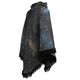 Sumaq 100% llama wool hooded poncho – product photo 2