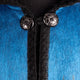 Pucara - Lightweight Baby Alpaca Hooded Cape Poncho - Blue - Unisex
