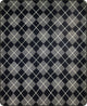 Yacuanquer – XL Baby Alpaca Blanket, Reversible Argyle Pattern | 95x83 in | Cream/Black