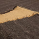 Yacupamba - Heavy and Thick Extra Large Reversible Llama wool artisanal handwoven Blanket - Solid Chocolate Brown