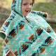 Caranqui kids llama wool hooded poncho – product photo 9