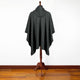 Zumbahua 100% llama wool hooded poncho – product photo 11