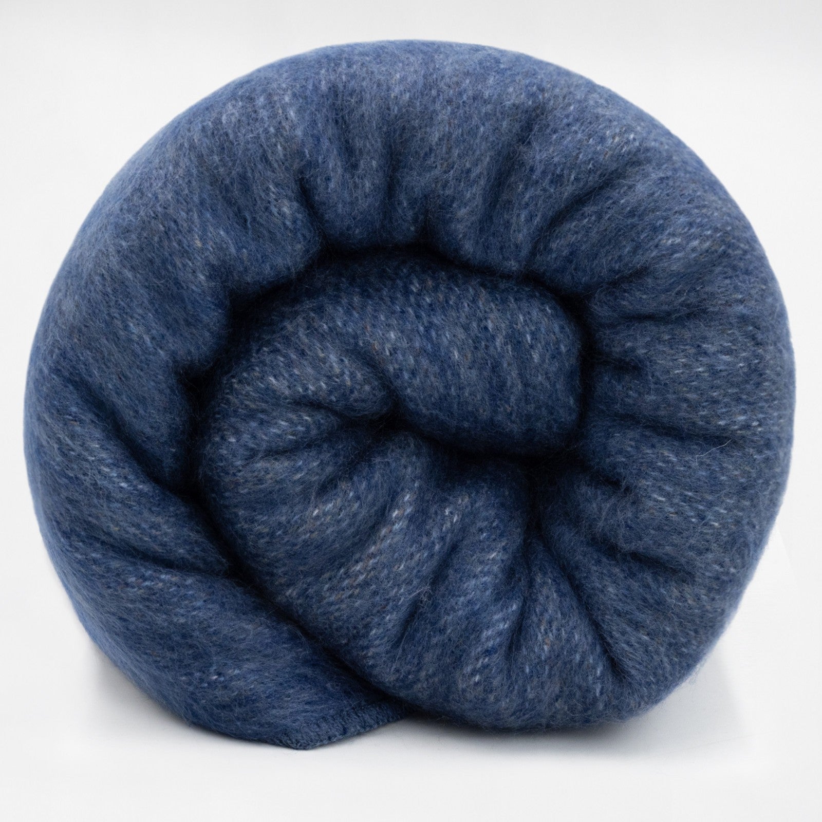 Kallari - Double Density Baby Alpaca Wool Throw Blanket / Sofa Cover - Queen 94 x 65 - Indigo Blue