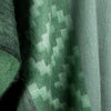 Machachi - Lightweight Baby Alpaca Hooded Poncho - Emerald Green - Diamonds Pattern - Unisex