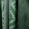 Machachi - Lightweight Baby Alpaca Hooded Poncho - Emerald Green - Diamonds Pattern - Unisex