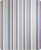Yunga baby alpaca wool blanket – pastel-colored vertical stripes in shades of pink, blue, gray, and beige repeat across a surface, creating a pattern. The background context is plain, emphasizing the striped design