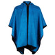 Pucara - Lightweight Baby Alpaca Hooded Cape Poncho - Blue - Unisex