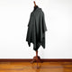 Zumbahua 100% llama wool hooded poncho – product photo 8