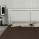Yacupamba - Heavy and Thick Extra Large Reversible Llama wool artisanal handwoven Blanket - Solid Chocolate Brown