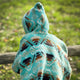 Caranqui kids llama wool hooded poncho – product photo 11
