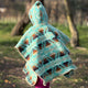 Caranqui kids llama wool hooded poncho – product photo 5