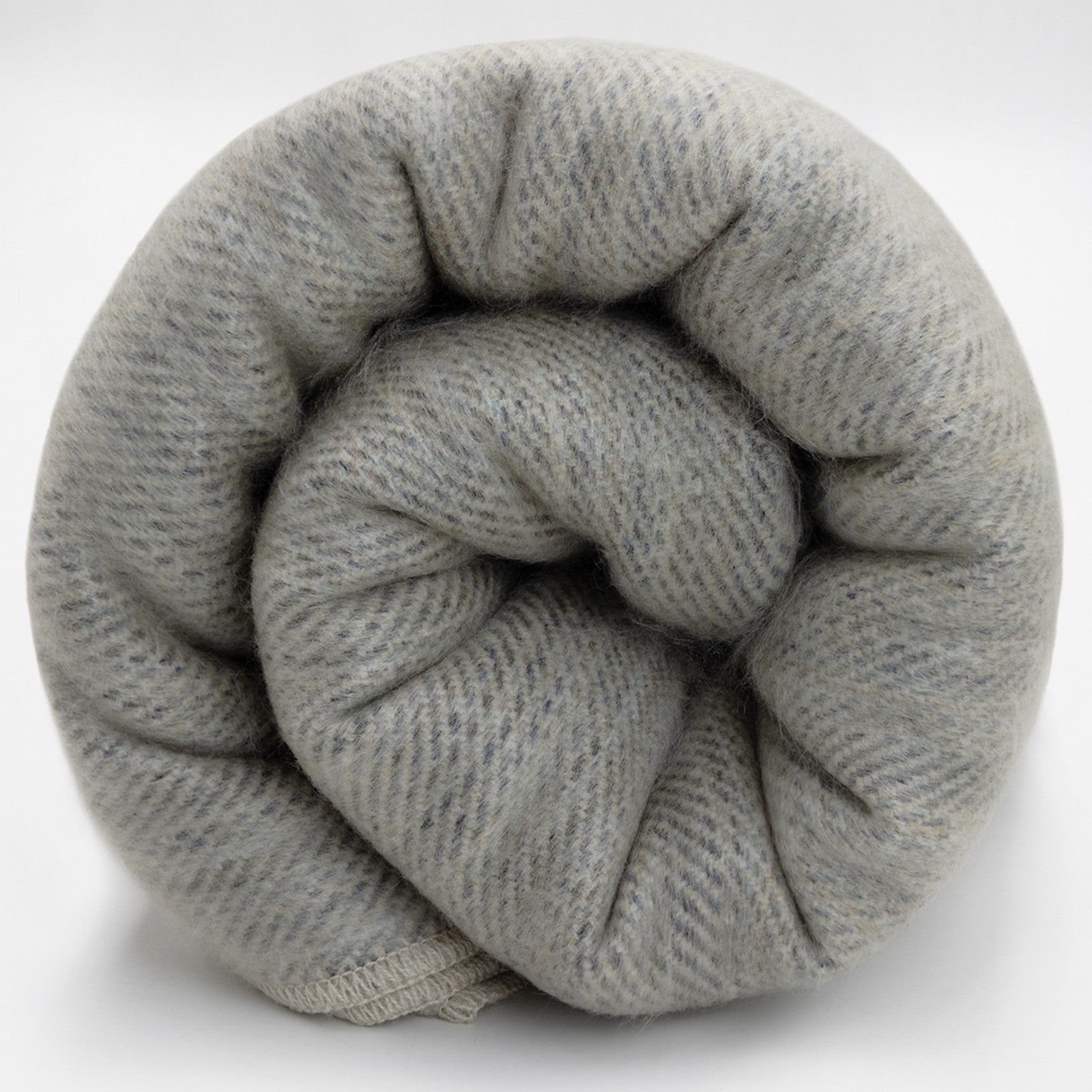 Guaranda - Double Density Baby Alpaca Wool Throw Blanket / Sofa Cover - Queen 94 x 65 - Silver Gray