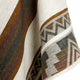 Nunka - Llama Wool Unisex South American Handwoven Thick Hooded Poncho - Andean pattern - natural colours