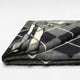 Yacuanquer – XL Baby Alpaca Blanket, Reversible Argyle Pattern | 95x83 in | Cream/Black