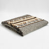 Chicaloma - Heavy and Thick Llama wool throw Blanket - Geometric pattern