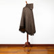Chaska - 100% Llama Wool Handwoven Hooded Poncho – Earth Brown Pattern – Pocket - Unisex