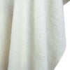Papaca - Llama Wool Unisex South American Handwoven Hooded Poncho - white plain pattern