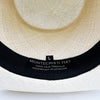 Premium Genuine Planter Panama Hat Handwoven In Ecuador - Round Flat Crown - Natural straw color