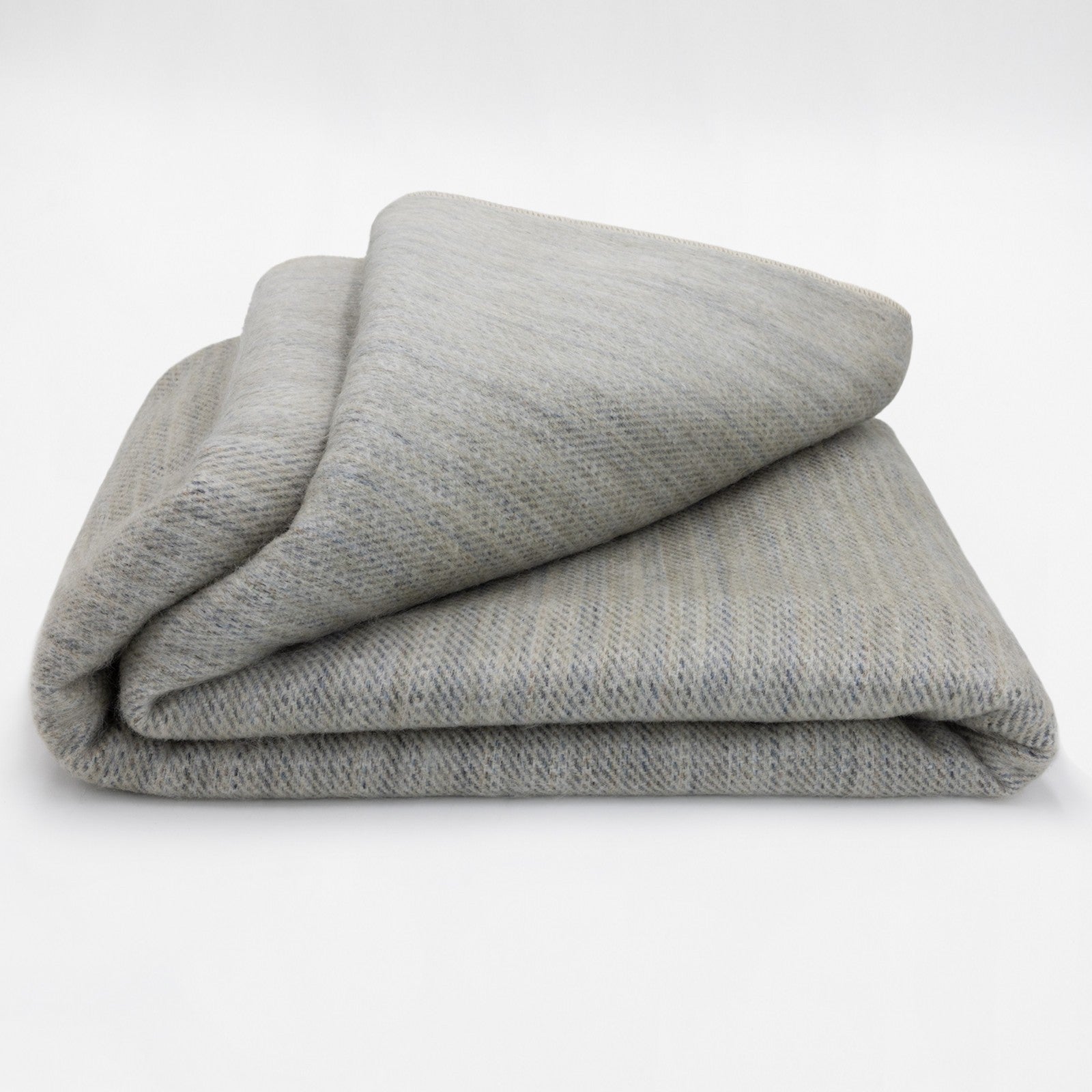 Guaranda - Double Density Baby Alpaca Wool Throw Blanket / Sofa Cover - Queen 94 x 65 - Silver Gray