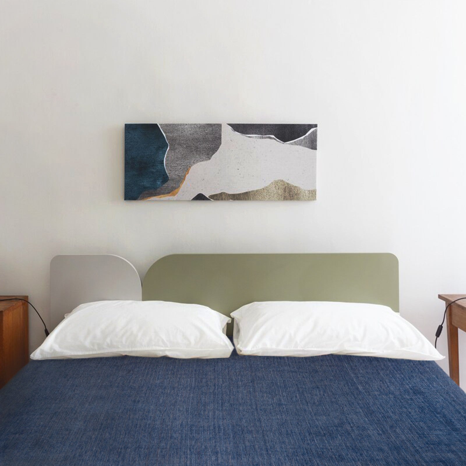 Kallari - Double Density Baby Alpaca Wool Throw Blanket / Sofa Cover - Queen 94 x 65 - Indigo Blue