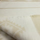 Huambalo - Heavy and Thick Extra Large Llama wool artisanal handwoven Blanket - Sand / Ivory - Aztec Pattern