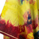 Yasuni - 100% Llama Wool Handwoven Poncho - Unisex - Yellow & Red Abstract Pattern