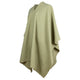 Kawsay - 100% Llama Wool Handwoven Poncho - Unisex - Olive Green