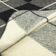 Yacuanquer – XL Baby Alpaca Blanket, Reversible Argyle Pattern | 95x83 in | Cream/Black