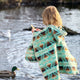 Caranqui kids llama wool hooded poncho – product photo 4