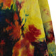 Yasuni - 100% Llama Wool Handwoven Poncho - Unisex - Yellow & Red Abstract Pattern