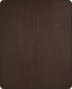 Yacupamba - Heavy and Thick Extra Large Reversible Llama wool artisanal handwoven Blanket - Solid Chocolate Brown