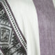 Salasaca - Lightweight Baby Alpaca Fringed Hooded Poncho - Ivory, Gray, Pink & Plum - Unisex