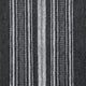 Wool fabric displays vertical stripes in varying shades of gray, creating a textured pattern. The context is a close-up view, highlighting the intricate knitted design.