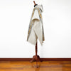 Load image into Gallery viewer, Iliniza - Llama Wool Unisex South American Handwoven Thick Hooded Poncho - Dimond pattern - White/Beige