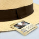 Genuine Trilby Fedora Panama Hat Handwoven In Ecuador - Short Brim